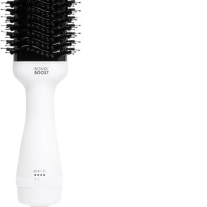 BONDIBOOST Blowout Brush Pro - Secador de pelo [2.99 pulgadas], voluminizador de forma ovalada para resultados suaves/sin encrespamiento, ideal para todo tipo, 3 opciones de calor/velocidad
