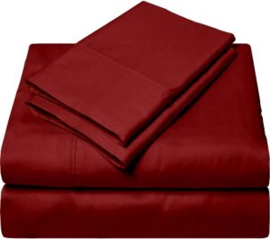 Femini Fashion Giza-Egyptian-Dreams-Set-My-Sheet-&-Pillow, 100% algodón egipcio Giza de 1000 hilos, bolsillos profundos de 12 a 15 pulgadas, tamaño King
