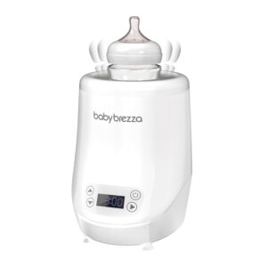 Baby Brezza AirSwirl - Calentador de biberones sin agua, leche materna caliente de forma segura y las fórmula, los biberones se mantienen secos