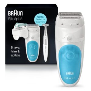 Depiladora para mujer, afeitadora y recortadora de bikini, inalámbrica, recargable, húmeda y seca