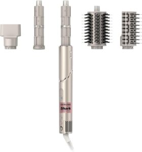 Shark HD430 FlexStyle - Sistema de peinado y secado de aire, potente cepillo secador de pelo y multiestilizador con rizadores de envoltura automática, cepillo de pala, cepillo ovalado