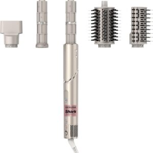 Shark HD430 FlexStyle - Sistema de peinado y secado de aire, potente cepillo secador de pelo y multiestilizador con rizadores de envoltura automática, cepillo de pala, cepillo ovalado