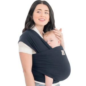 KeaBabies - Portabebés fular original todo en 1 para recién nacidos a niños pequeños, fácil de llevar, manos libres, ligero, transpirable