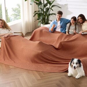 Bedsure Manta de algodón refrescante de gran tamaño King – Ligero y transpirable rayón derivado del bambú para durmientes acalorados